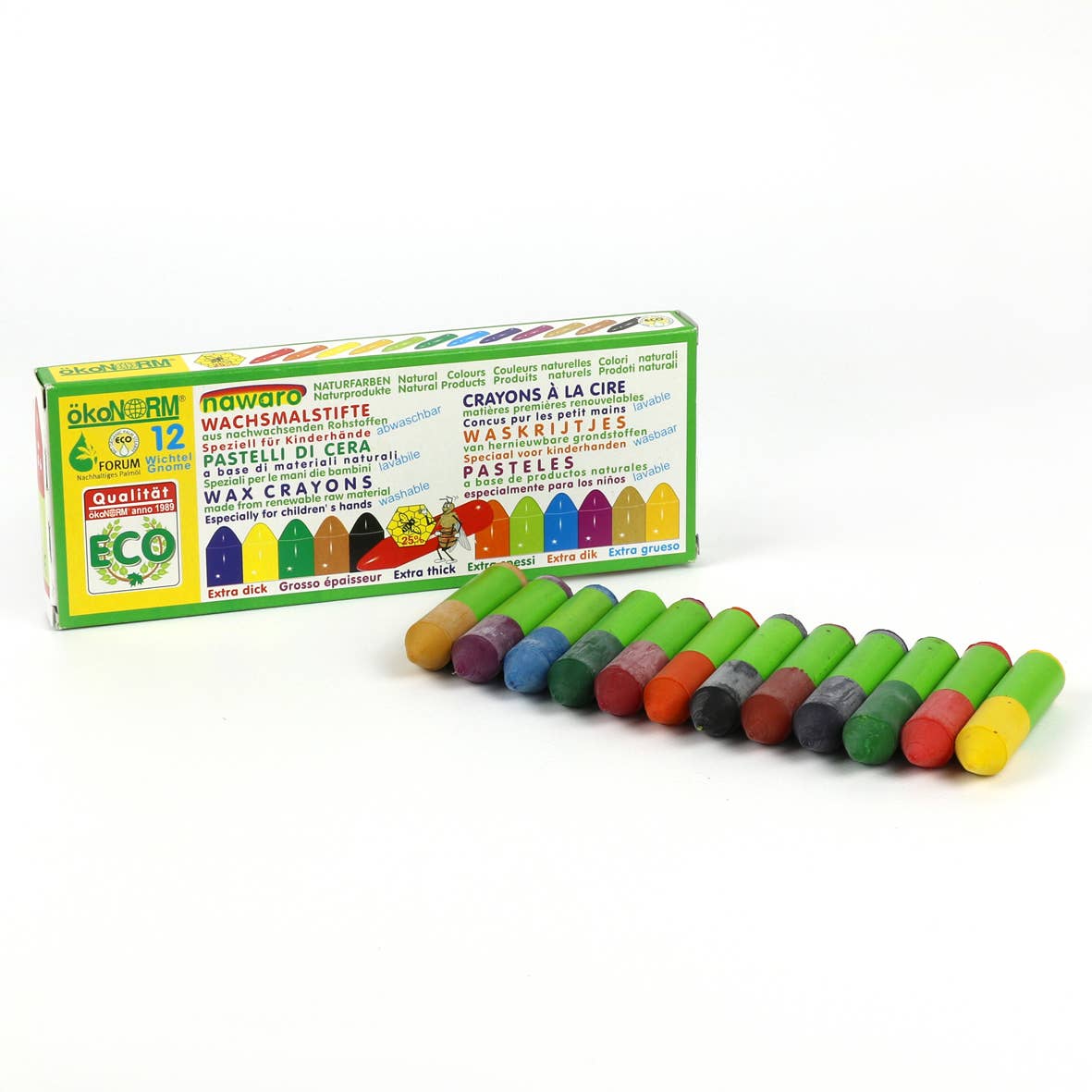 Stubby Wax Crayons - Set of 12