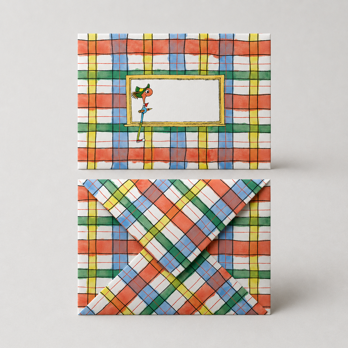 Keep Calm and Party On Greetings Card by Richard Scarry