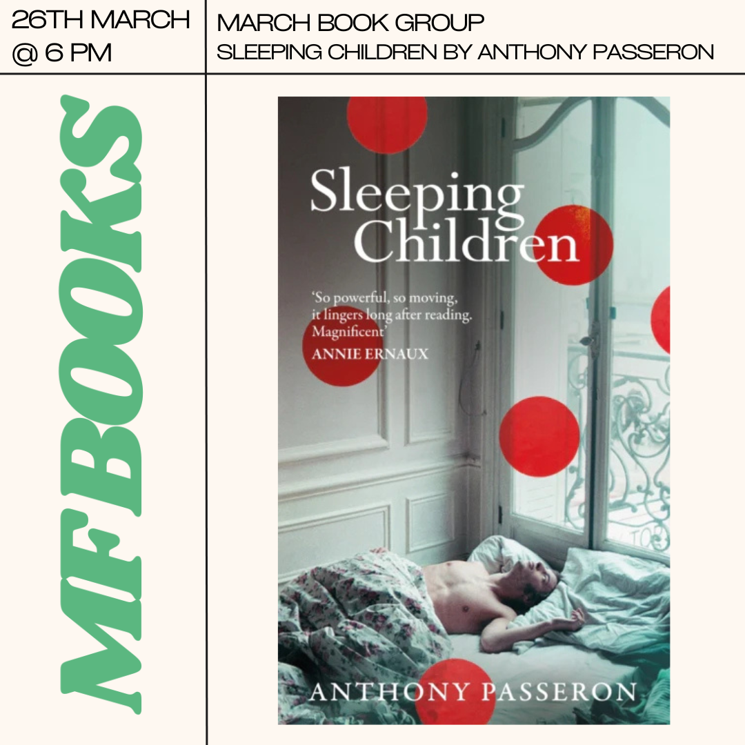 March Book Group | 26th March @ 6:00 pm | Sleeping Children