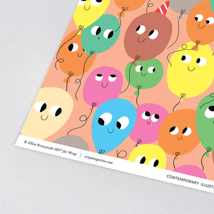 Balloons Gift Wrap