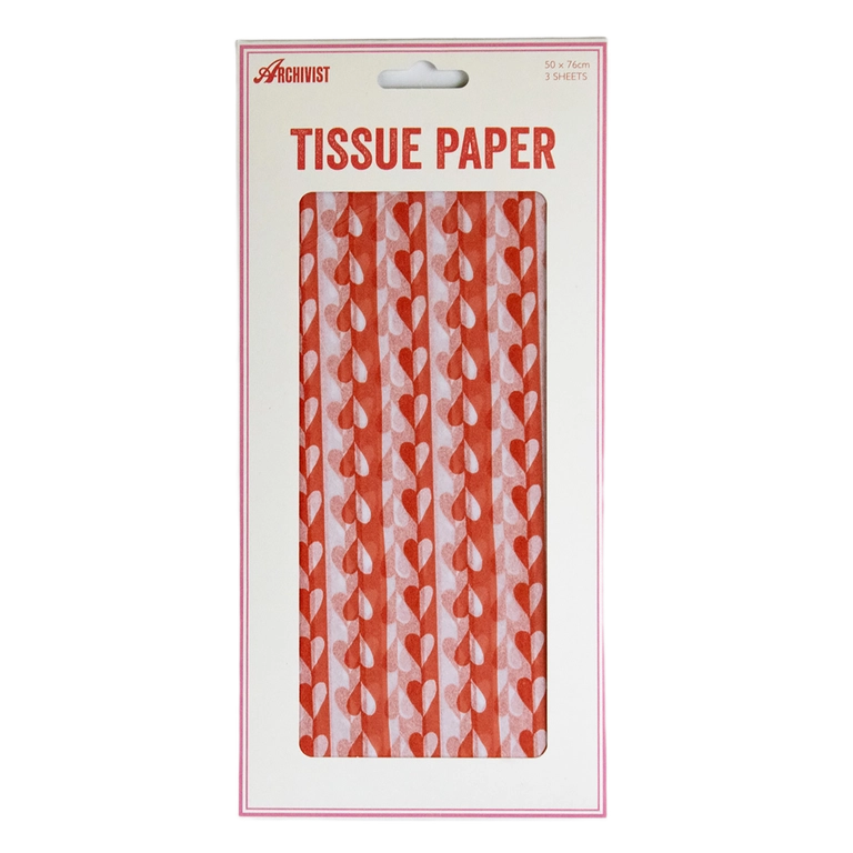 Sweetheart Stripe Tissue Paper
