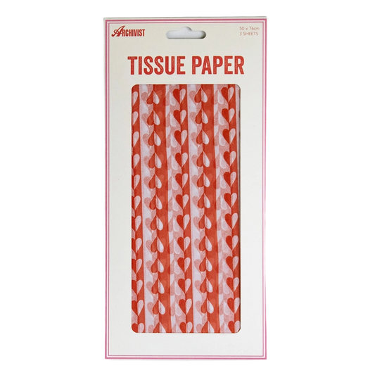 Sweetheart Stripe Tissue Paper