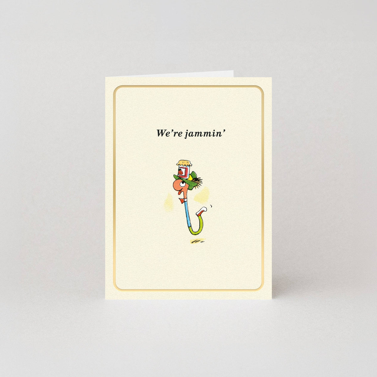 We're Jammin' Mini Card by Richard Scarry