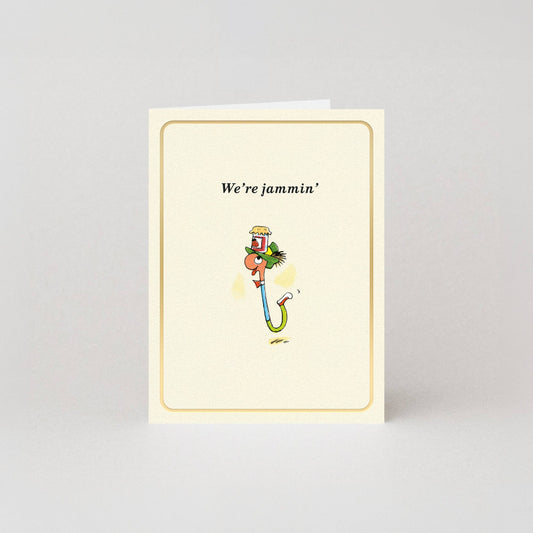 We're Jammin' Mini Card by Richard Scarry