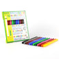 Easy felt-tip, 2 mm, easy to wash out - 12 colours