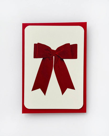 Valentines Red Velvet Bow