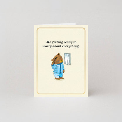 Worry Mini Card by Richard Scarry