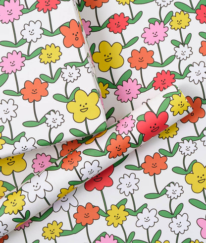 Happy Flowers Gift Wrap