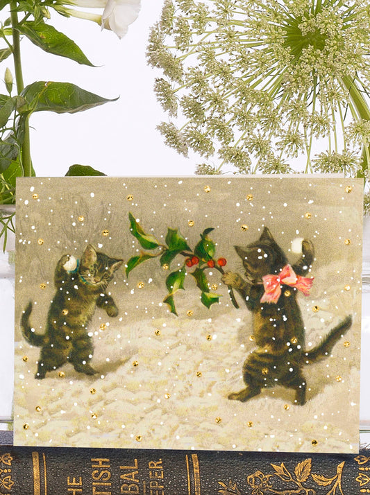 Snowball Christmas Cats