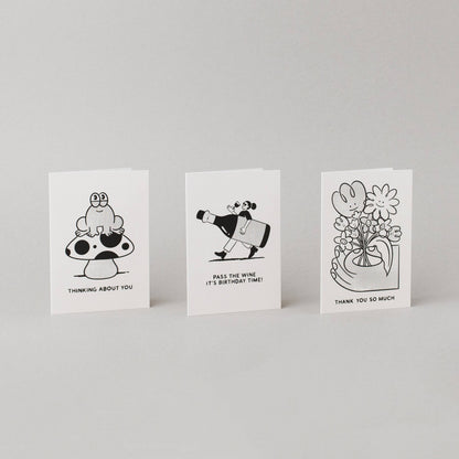 Pass the Wine Birthday Card