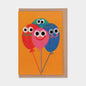 Balloons Greetings Card By Jon Burgerman
