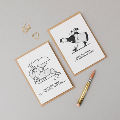 Lobster Roll Birthday Card