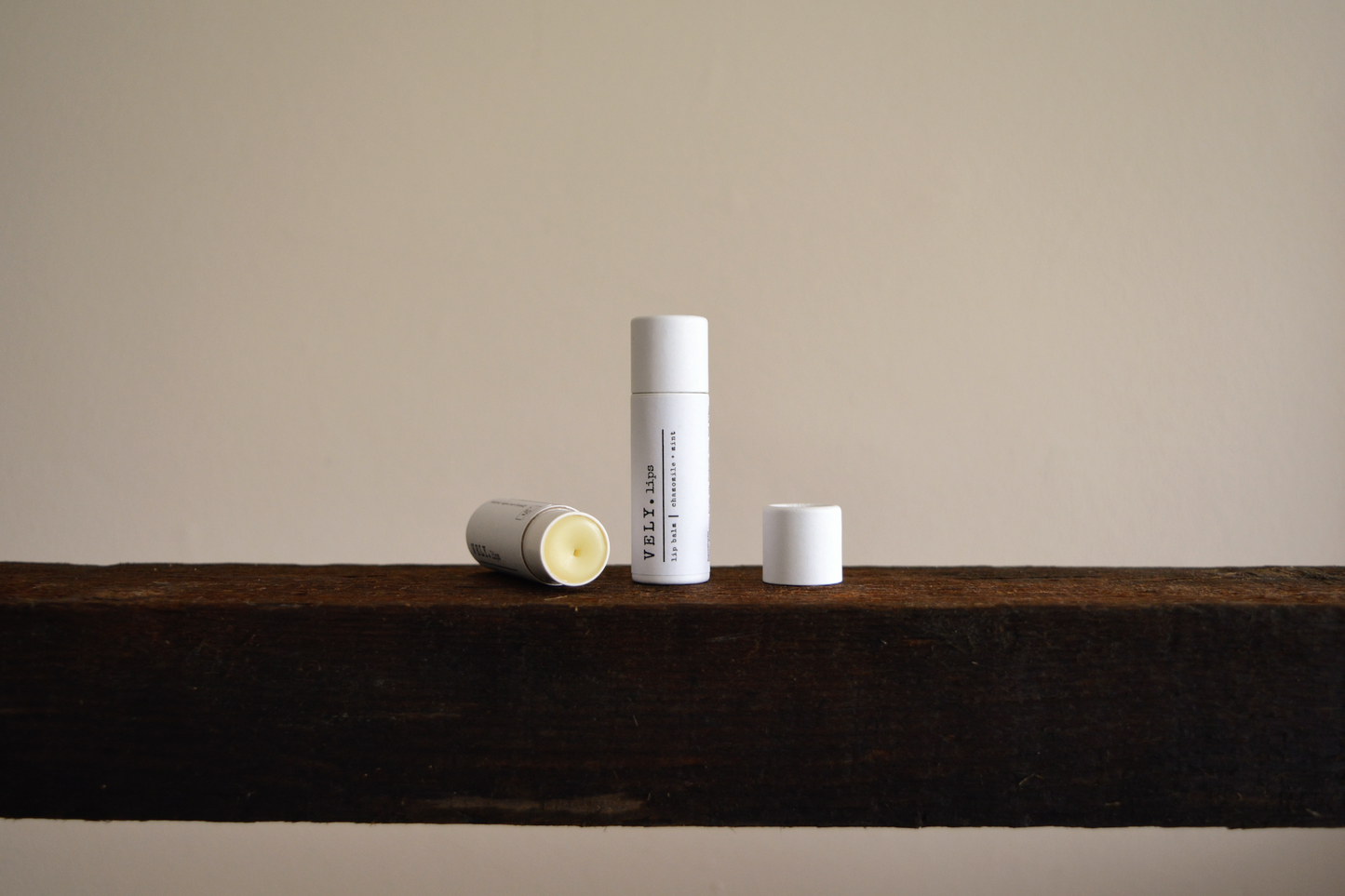 Natural Vegan Lip Balm With Chamomile Extract and Mint