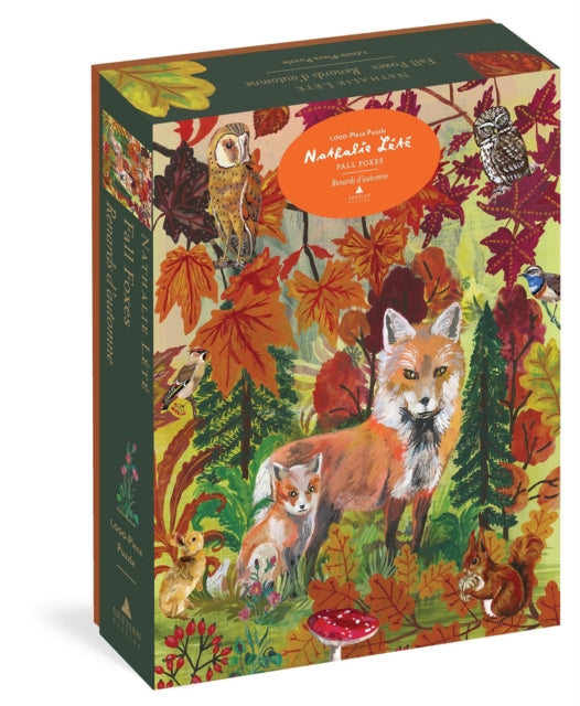 Nathalie Lete: Fall Foxes 1,000-Piece Puzzle-9781648291760