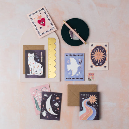 Dotty Cat Mini Card
