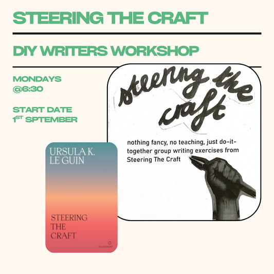 Steering the Craft | DIY Writers Course | Next Session 12th Jan