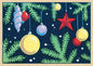 Vintage Matchbox 'Glorious Baubles' Card Pack