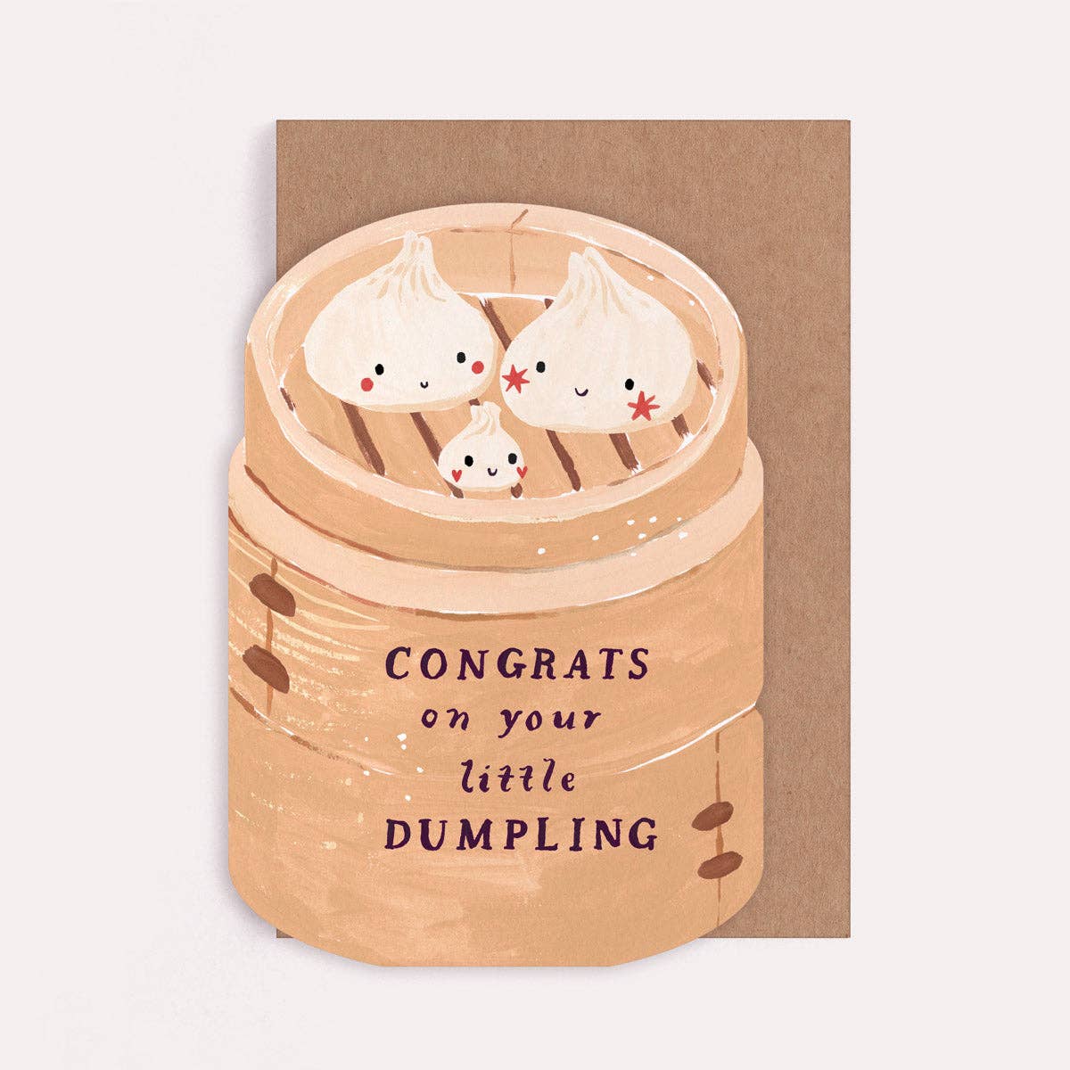 Dumpling New Baby Card