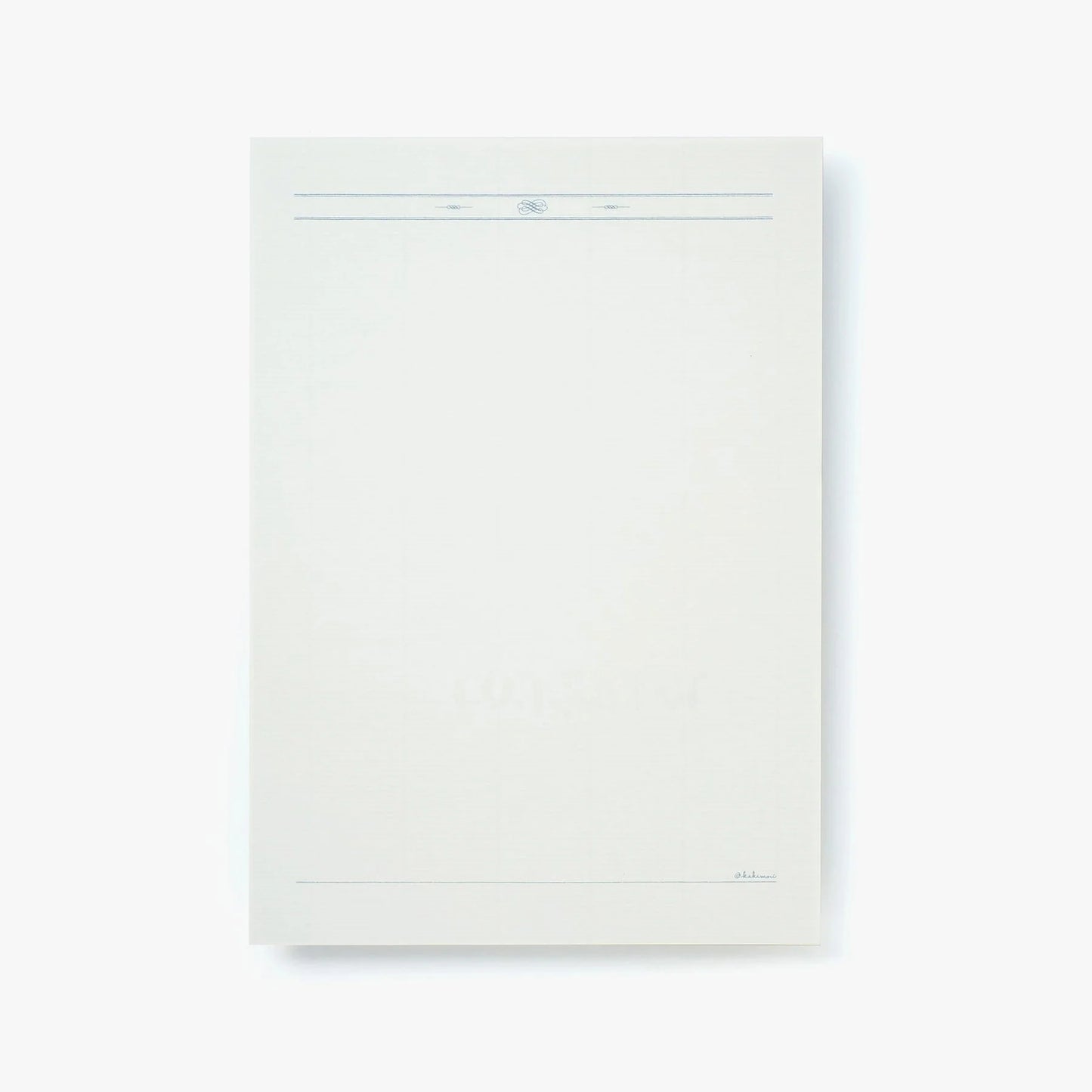 Kakimori Single Letter Page