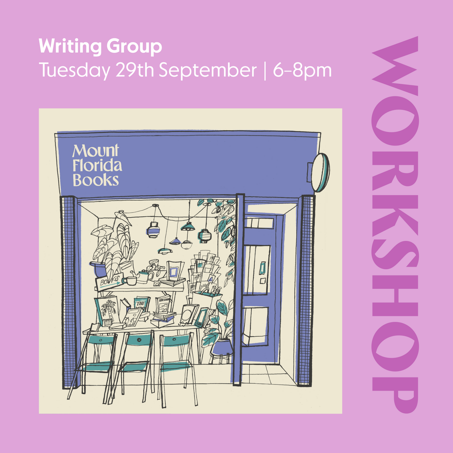 Writing Group | Tuesday 29th September | 6-8pm